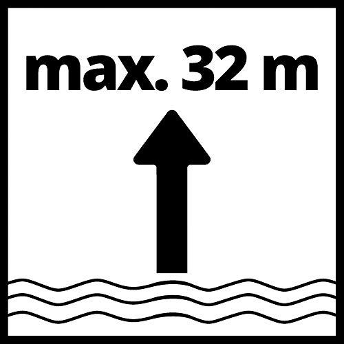 Einhell Tauchdruckpumpe GC-DW 900 N (900 W, max. 6000 l/h, 32 m Förderhöhe, Fremdkörper bis 2,5 mm, Stufenlos höhenverstellbarer Schwimmerschalter) - 13