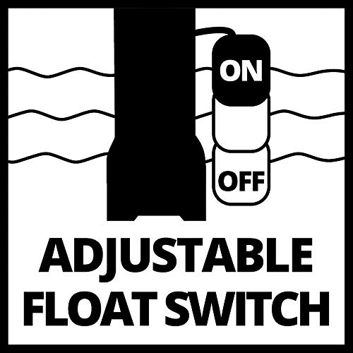 Einhell Tauchdruckpumpe GC-DW 900 N (900 W, max. 6000 l/h, 32 m Förderhöhe, Fremdkörper bis 2,5 mm, Stufenlos höhenverstellbarer Schwimmerschalter) - 15