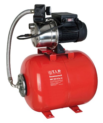 T.I.P. 31311 Hauswasserwerk HWW 1300/50 Plus TLS mit Trockenlaufschutz und 50 Liter Tank