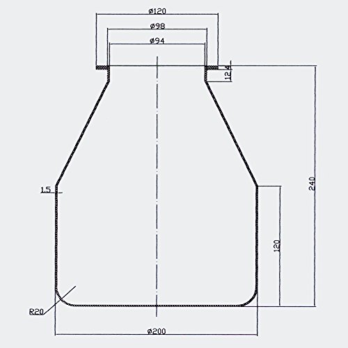 Membran Hauswasserwerk Druckkessel 20 – 24 L Membrankessel Gummiblase BUTYL - 2