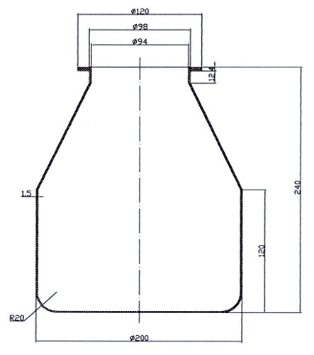 Membran Hauswasserwerk Druckkessel 20 – 24 L Membrankessel Gummiblase BUTYL - 4
