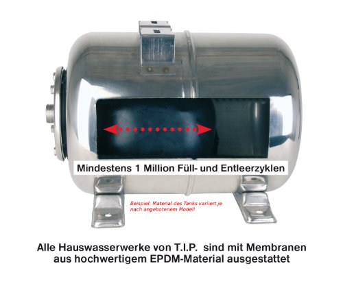 T.I.P. 31311 Hauswasserwerk HWW 1300/50 Plus TLS mit Trockenlaufschutz und 50 Liter Tank - 4