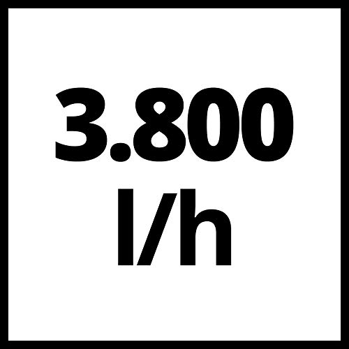 Einhell Gartenpumpen Set GC-GP 6538 Set (650 W, 3800 L/h Fördermenge, max. Förderdruck 3,6 bar, Wassereinfüllschraube, Wasserablassschraube) - 11