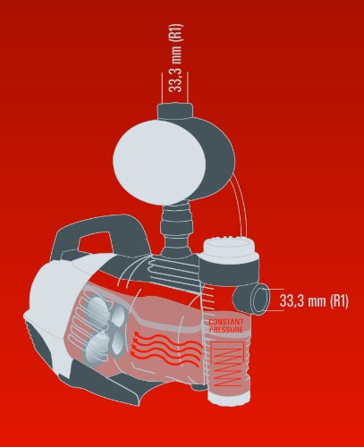 Einhell Hauswasserautomat GE-AW 5537 E (590 W, 3750 l/h Fördermenge, max. Förderhöhe 38 m, Vorfilter mit integriertem Rückschlagventil) - 11