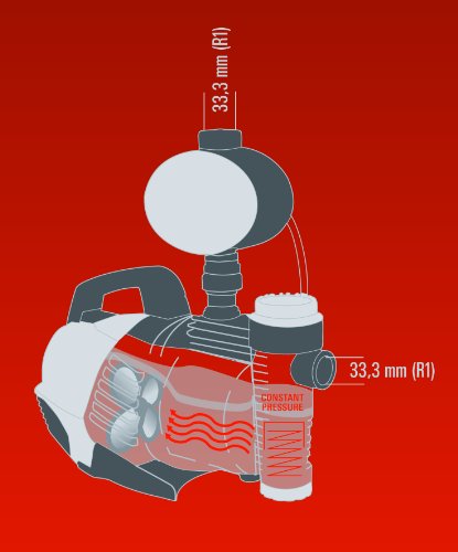 Einhell Hauswasserautomat GE-AW 9041 E (900 W, 4100 l/h Fördermenge, max. Förderhöhe 48 m, Vorfilter mit integriertem Rückschlagventil) - 11