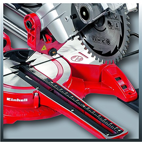 Einhell Zug Kapp Gehrungssäge TC-SM 2131 Dual (1800 W, Sägeblatt Ø 210 mm, Schnittbreite 310 mm, schwenkbarer Sägekopf, Laser) - 2