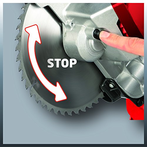 Einhell Zug Kapp Gehrungssäge TC-SM 2131 Dual (1800 W, Sägeblatt Ø 210 mm, Schnittbreite 310 mm, schwenkbarer Sägekopf, Laser) - 7