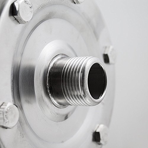 BITUXX® Edelstahl Membrankessel 24L Druckkessel Hauswasserwerk Kessel inkl Membran 1 Zoll Anschluss max. Druck 6 Bar - 6