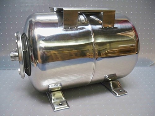 24 l Druckkessel Membrankessel Hauswasserwerk Druckbehälter Ausdehnungsgefäß VA Edelstahl 24SCF - 2