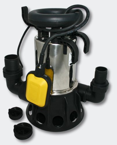 Schmutzwasserpumpe Tauchpumpe - Edelstahl 11.000 l/h / 650 Watt / Körnung 35 mm 230V ~ 50Hz