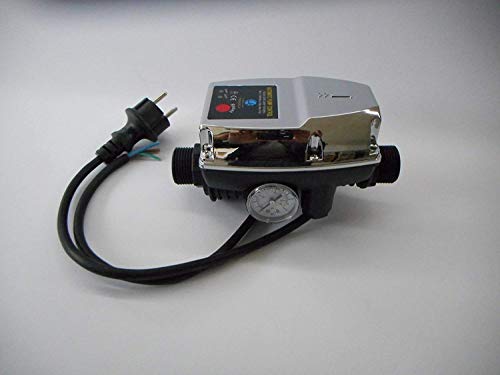 Hauswasserwerk 80 Liter mit Gartenpumpe Kreiselpumpe (HMC 145-4SH) Leistung 1100 Watt INOX (Edelstahl) Fördermenge: 8700l/h – Schaufelräder aus Edelstahl/INOX – robuste und rostfreie Edelstahlwelle, Förderhöhe: 50m + Pumpensteuerung EPC-4 mit Trockenlaufschutz + Manometer. - 6