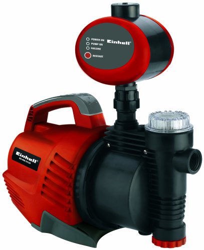 Einhell RG-AW 6536 Hauswasserautomat, 650 Watt, 3750 l/h Fördermenge, Edelstahlanschluss