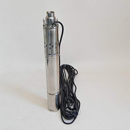 Hauswasserwerk 100L Memrbrankessel + Tiefbrunnenpumpe 3″ SQIBO Edelstahl mit hochwertigen gekapselten Elektromotor Fördermenge (Qmax.) 2100 l/h mit Unterwasserkabel + Pumpensteuerung + Trockenlaufschutz. - 2