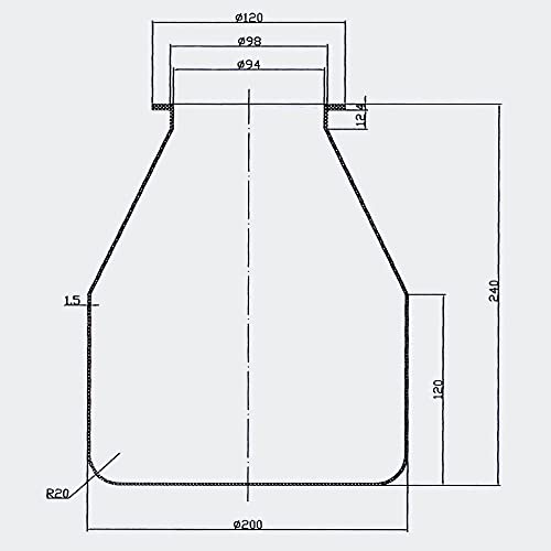 Membran Hauswasserwerk Druckkessel 20 – 24 L Membrankessel Gummiblase EPDM - 2