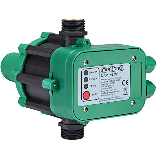 Monzana ® Druckwächter Druckschalter Pumpensteuerung Hauswasserwerk Gartenbewässerung ohne Kabel 10bar