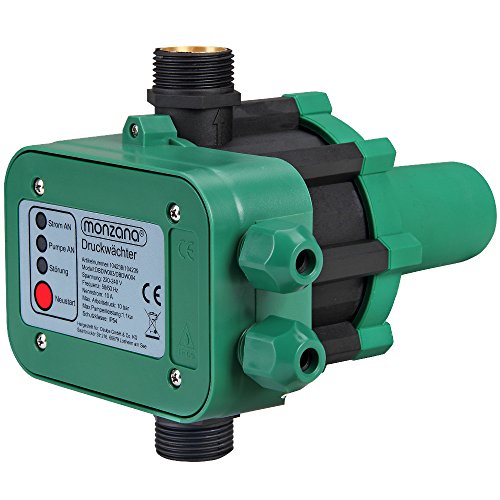 Monzana ® Druckwächter Druckschalter Pumpensteuerung Hauswasserwerk Gartenbewässerung ohne Kabel 10bar - 5