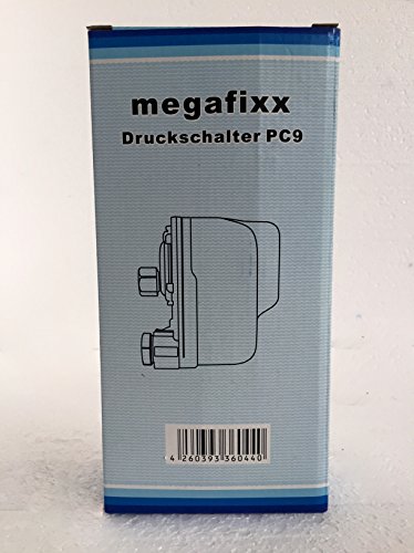 Druckschalter megafixx PC 9 für Hauswasserwerk – bis 5 BAR – verkabelt – 230 Volt - 5