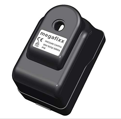 Druckschalter megafixx PC 9 für Hauswasserwerk – bis 5 BAR – verkabelt – 230 Volt - 8