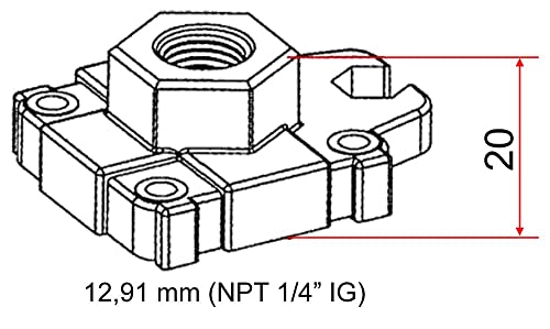 Druckschalter 230V für Kompressoren 10A 3-12bar Luftkompressoren Hauswasserwerke - 6