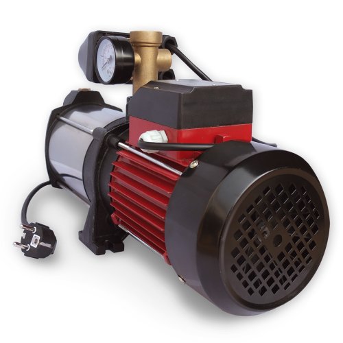 Rotenbach 1300W Kreiselpumpe Jetpumpe Hauswasserwerk Gartenpumpe Pool Pumpe 5,1 bar Edelstahl - 4