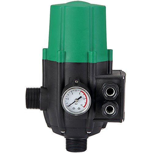 Monzana® Pumpensteuerung mit Baranzeige Druckwächter Druckschalter Hauswasserwerk Gartenbewässerung 10 bar ohne Kabel - 3