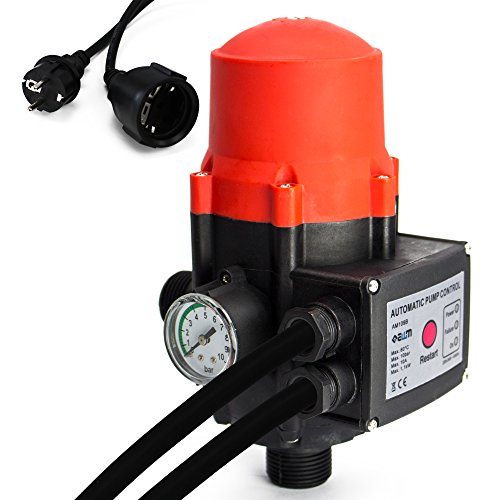 AWM Pumpen Druckschalter automatische Pumpensteuerung, verkabelt, Trockenlaufschutz, Rückschlagventil, maximale 10 bar, AM-109B
