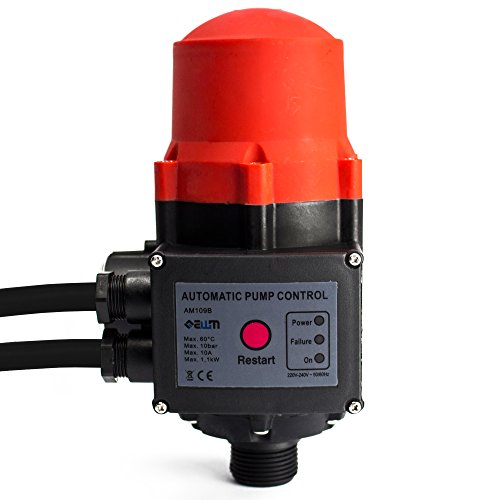AWM Pumpen Druckschalter automatische Pumpensteuerung, verkabelt, Trockenlaufschutz, Rückschlagventil, maximale 10 bar, AM-109B - 2