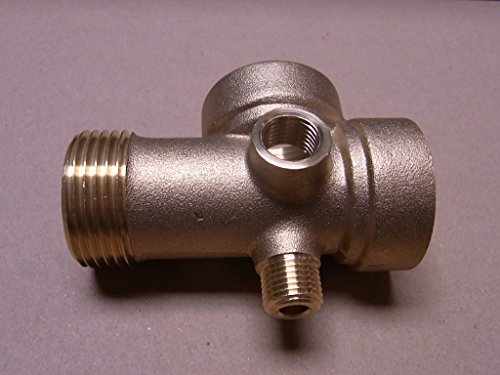 5 Wegestück Verteiler Messing Pumpe 1" AG IG Hauswasserwerk Druckkessel HWW Druckschalter