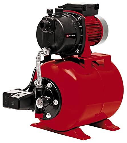 Einhell Hauswasserwerk GC-WW 6538 (650 W, 3800 l/h Fördermenge, max. Förderdruck 3,6 bar, Druckschalter, Manometer, 20 l Behälter)