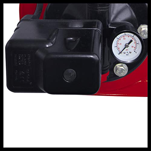 Einhell Hauswasserwerk GC-WW 6538 (650 W, 3800 l/h Fördermenge, max. Förderdruck 3,6 bar, Druckschalter, Manometer, 20 l Behälter) - 5