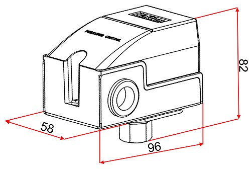 Druckschalter Druckwächter SK-5 1 phasig für Hauswasserwerke Pumpen Kompressoren mit 230 V - 5