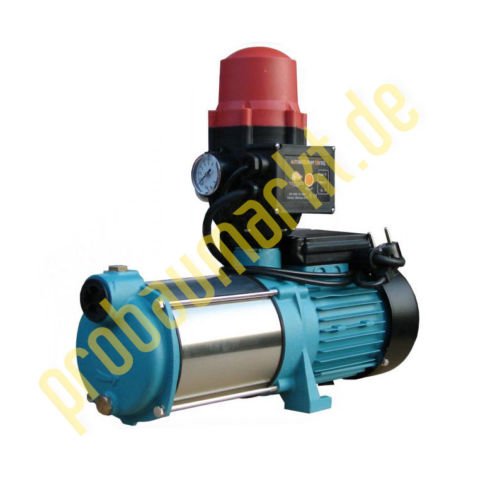 Wasserpumpe 130 l/min 1,65 kW 230V mit Druckschalter Brio Trockenlaufschutz Jetpumpe Gartenpumpe Hauswasserwerk Kreiselpumpe