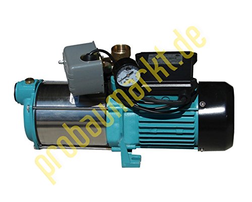 Wasserpumpe 1800W 150l/min mit Druckschalter mit Trockenlaufschutz Jetpumpe Gartenpumpe Hauswasserwerk Kreiselpumpe