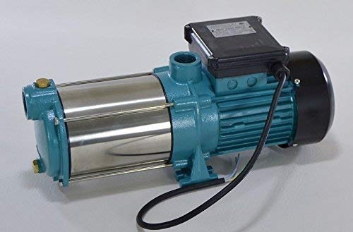 Hauswasserwerk 24 Liter, Pumpe MHI1300 1300Watt Fördermenge: 6000l/h integrierter thermischer Motorschutzschalter + Druckschalter + Rückschlagventil. - 2