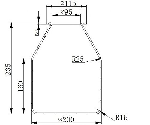 20-24 l Wasserblase Gummiblase Membrane Hauswasserwerk Druckkessel - 4