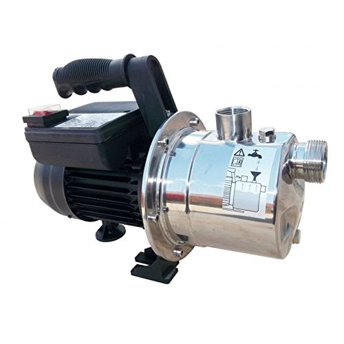 Wasserpumpe 4500 l/Std 1,1kW 230V Hauswasserwerk Gartenpumpe Jetpumpe Druckkessel 24 50 80 100 Liter, Manometer Druckschalter, selbstansaugend (80 L) - 3