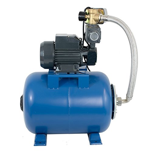 Wasserpumpe 750W 50 l/min inkl. 50 L Druckschalter Gartenpumpe Hauswasserwerk Kreiselpumpe