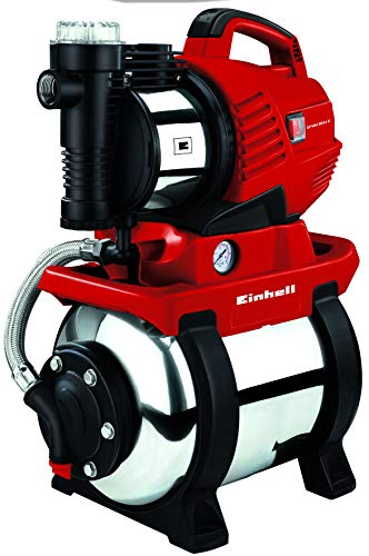 Einhell Hauswasserwerk GE-WW 9041 E (900 W, 4100 l/h, max. Förderdruck 4,8 bar, 20 l Behälter, ECO Power: mehr Fördermenge, weniger Stromverbrauch)