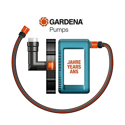 Gardena 1756-20 Pumpe Hauswasserwerk Premium 5000/5 Eco Inox, mit Trockenlaufsicherung, Rückschlagventil; 3 Anschlüsse, Edelstahl Tank (Motorleistung 1200W, Max. Fördermenge 4500 l/h, Gewicht 17kg) - 13