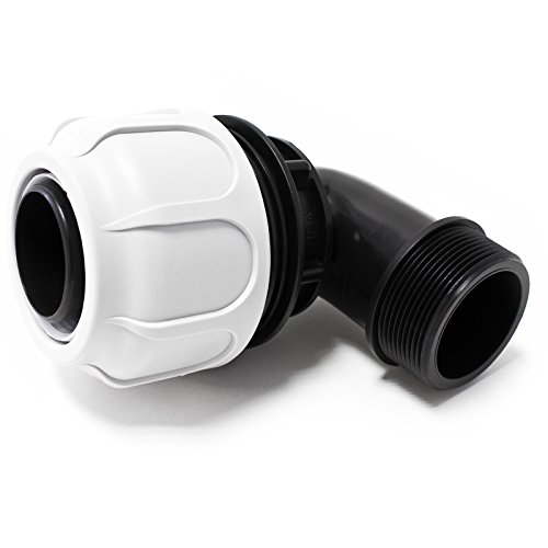 Bucchi Druckschlauch Anschluss 90 Grad DN 38 1 1/2" mit AG 44,9 mm 1 1/2" BDFast