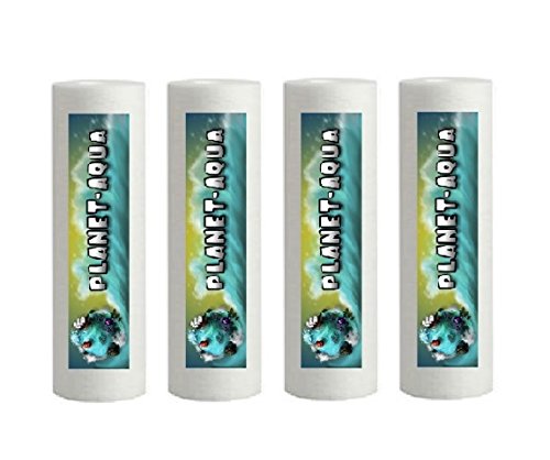 Filtergehäuse SET 10 Zoll mit 1/2″ Anschluß inkl. 20 Mikron Sediment Schaumkartusche als Schmutz Wasser Vorfilter für Wasserfilter , Umkehrosmose Anlage Hauswasserwerk Brunnenwasser Garten Pool - 3