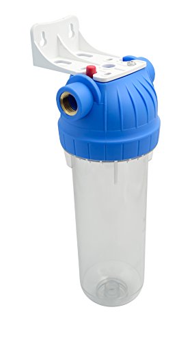 Gehäuse 10″ Anschluß 1″ für Filter für Hauswasserwerk, Gartenpumpen Vorfilter Nachfilter, Schmutzfilter, Sandfilter, 5000 l/h, Wasserfilter Anschluss 1 Zoll Innengewinde. ohne Filtereinsatz - 3