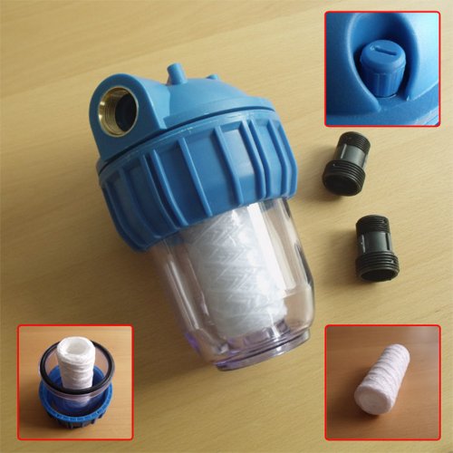 Mauk 1370 Wasser- und Polypropylen-Filter 3000 Liter/h, 2.54 cm (1 Zoll) - 2