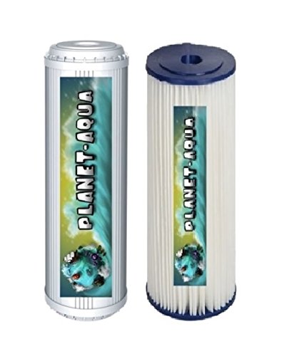 Filterset gegen KALK und Schmutz / Sedimente im Wasser. Filterkartuschen 10 Zoll für Wasserfilter Osmoseanlage Filteranlage Hauswasserwerk Poolfilter Patrone Filter Kalkfilter Sedimentfilter Brunnenwasser Regenwasser Pool Trinkwasser Hauswasser