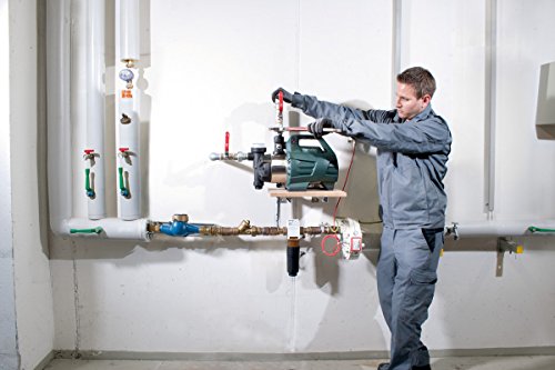 Metabo 600979000 Hauswasserautomat / Hauswasserwerk HWAI 4500 INOX | +Gewindedichtband, Filterschlüssel | Kompakt / Trockenlaufschutz (1300 W | Fördermenge 4500 l/h | 4.8 bar) - 4