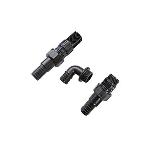 WALTER Edelstahl Hauswasserwerk 1200 Watt mit integriertem Manometer/ Pumpengehäuse aus Edelstahl/ Ansaughöhe: max. 8 m/ Förderhöhe: max. 46 m/ Fördermenge: 3.800 l/h/ Wassertemperatur: 35°C/ Sauganschluss: 1“ IG Druckanschluss: 1“ AG / Förderdruck: ca. 4,6 bar - 3