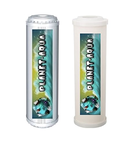 Filtergehäuse SET 10 Zoll mit 1″ Wasseranschluß / Gewinde + KALKFILTER , als Wasser Vorfilter für Wasserfilter , Umkehrosmose Filter Anlage Hauswasserwerk Brunnenwasser Filter Garten Pool - 3