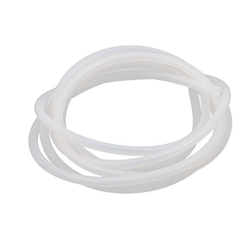 sourcingmap® 2 Meter Lang 3mm x 5mm Silikon Schlauch Wasser Luftpumpe Rohr Luftschlauch