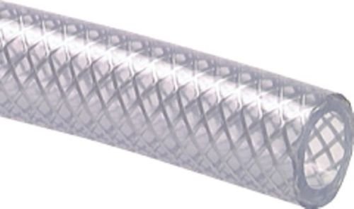 PVC Gewebeschlauch 9mm (ID) x 15mm (AD) 25m Schlauch Druckluftschlauch transparent