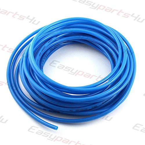 Pneumatik Polyurethan PUN Schlauch 5 meter Außen 4mm x Innen 2,5mm Blau Flexibel Druckluftschlauch Luft Treibstoff Öl